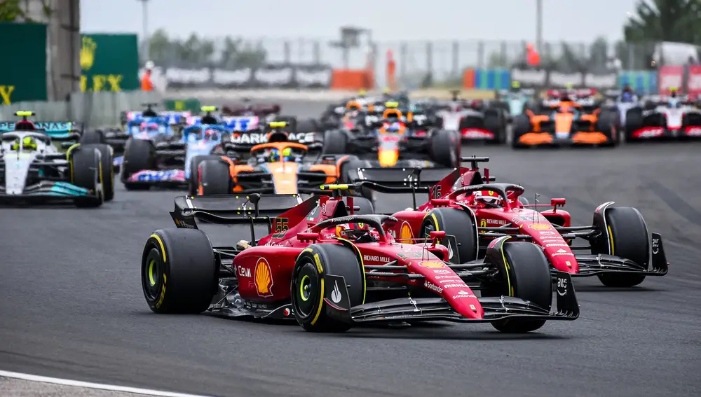 Ferrari en el GP de Hungría 2022