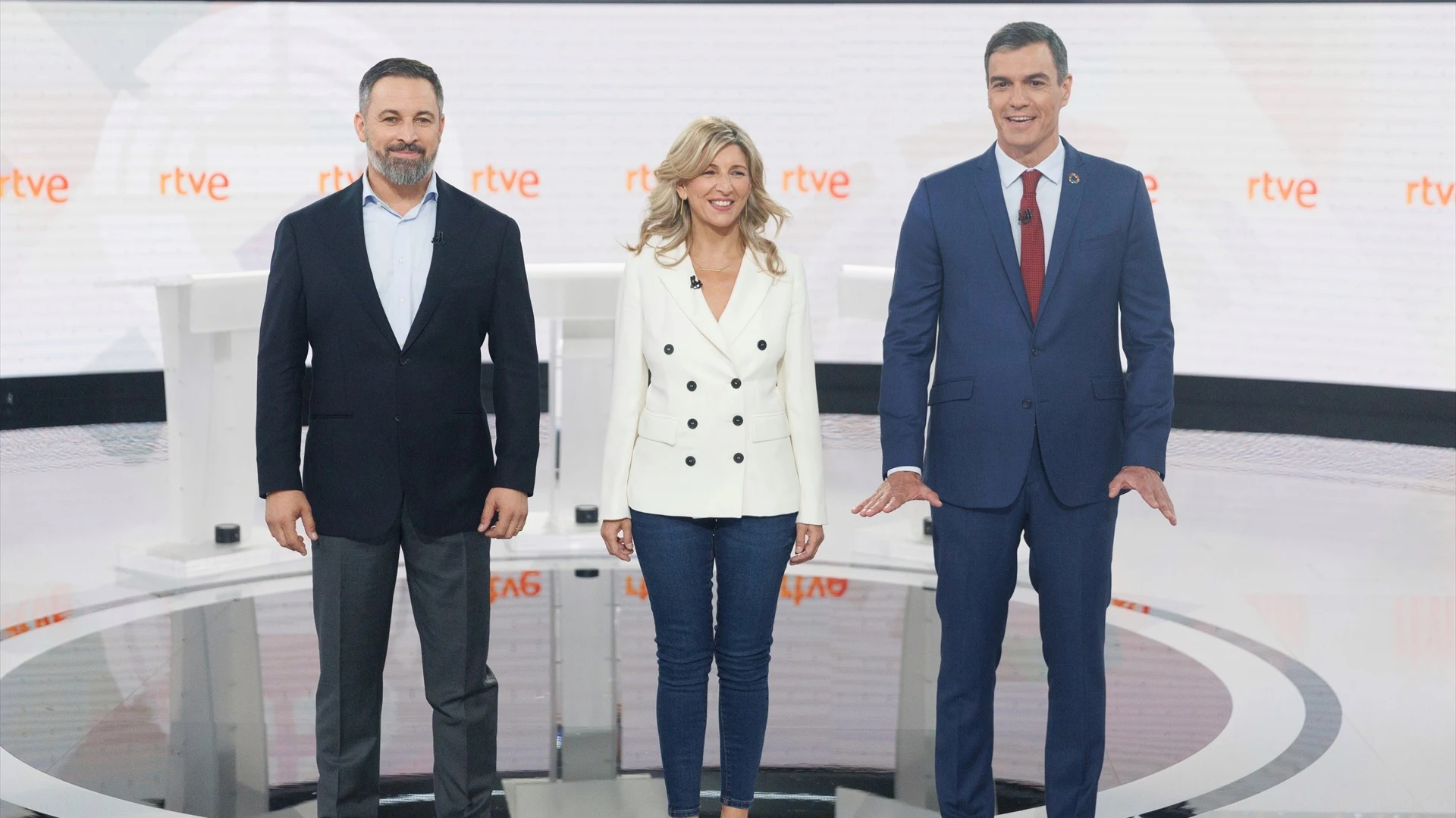 Los momentos más tensos entre Sánchez, Díaz y Abascal en el debate a tres