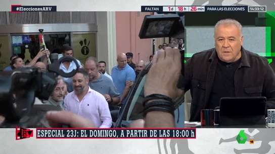 El contundente mensaje de Ferreras sobre el 23J: "Hay que respetar el resultado electoral gane quien gane" El contundente mensaje de Ferreras sobre el 23J: "Hay que respetar el resultado electoral gane quien gane"