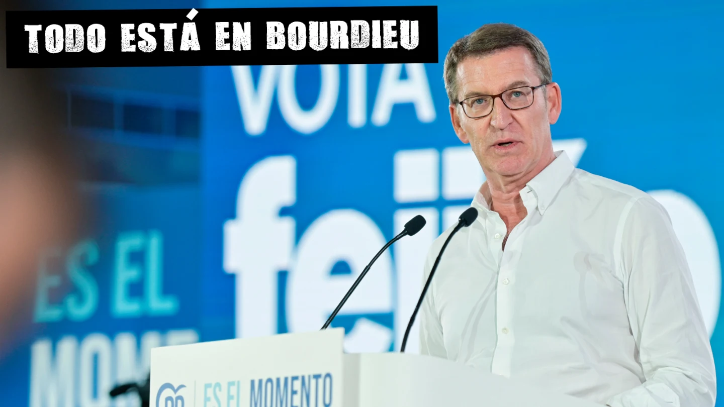 Alberto Núñez Feijóo, durante un acto de campaña Alberto Núñez Feijóo, durante un acto de campaña