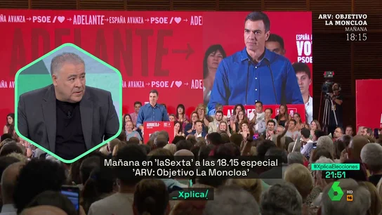 Ferreras, sobre el 23J: "Tal y como está la política española no hay que descartar una repetición electoral" Ferreras, sobre el 23J: "Tal y como está la política española no hay que descartar una repetición electoral"