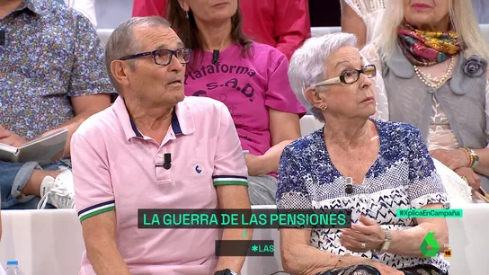Leonor y Jesús, jubilados indignados Leonor y Jesús, jubilados indignados