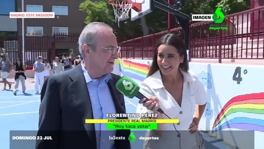 Florentino Pérez, "tranquilo" ante el posible fichaje de Mbappé Florentino Pérez, "tranquilo" ante el posible fichaje de Mbappé