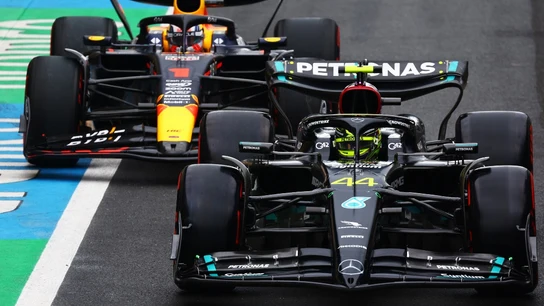 Lewis Hamilton y Max Verstappen Lewis Hamilton y Max Verstappen