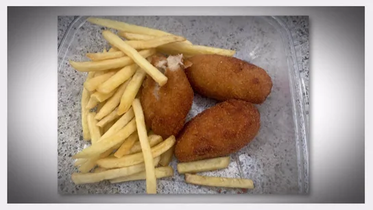 Croquetas y patatas fritas Croquetas y patatas fritas