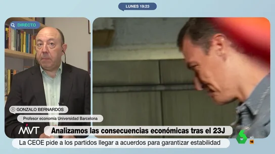 Bernardos avisa del "principal problema" de la política económica europea: "Va a hacer que el crecimiento baje" Bernardos avisa del "principal problema" de la política económica europea: "Va a hacer que el crecimiento baje"
