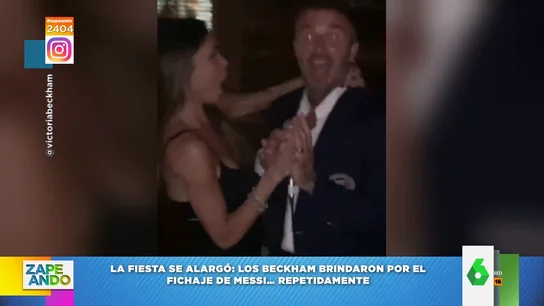 El vídeo viral de David Beckham bailando borracho con Victoria Beckham El vídeo viral de David Beckham bailando borracho con Victoria Beckham