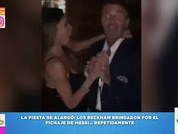 El vídeo viral de David Beckham bailando borracho con Victoria Beckham
