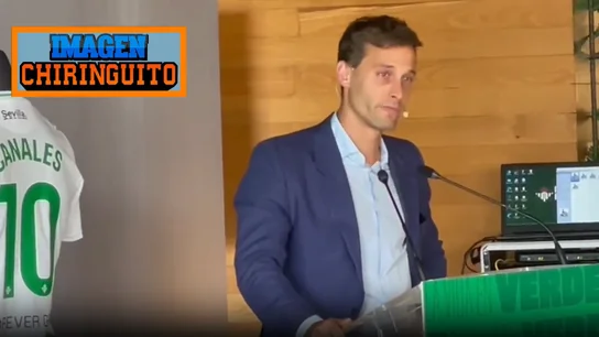 Sergio Canales, en su despedida como jugador del Betis Sergio Canales, en su despedida como jugador del Betis