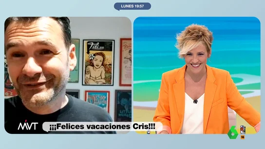 El recordatorio de Iñaki López a Cristina Pardo: "Feijóo no sé, pero tú y yo volvemos en septiembre" El recordatorio de Iñaki López a Cristina Pardo: "Feijóo no sé, pero tú y yo volvemos en septiembre"