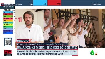Urtasun (Sumar) llama a trabajar "ya" con el PSOE un programa de Gobierno para iniciar conversaciones con Junts