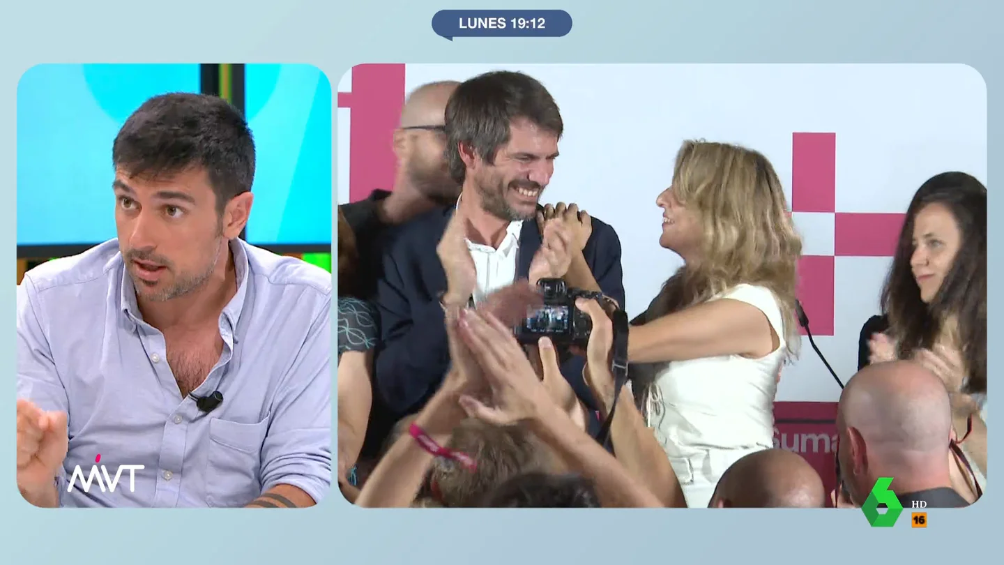 Ramón Espinar: "Si hay un retroceso de Sumar, tiene mucho más que ver con los pollos que ha montado Podemos" Ramón Espinar: "Si hay un retroceso de Sumar, tiene mucho más que ver con los pollos que ha montado Podemos"