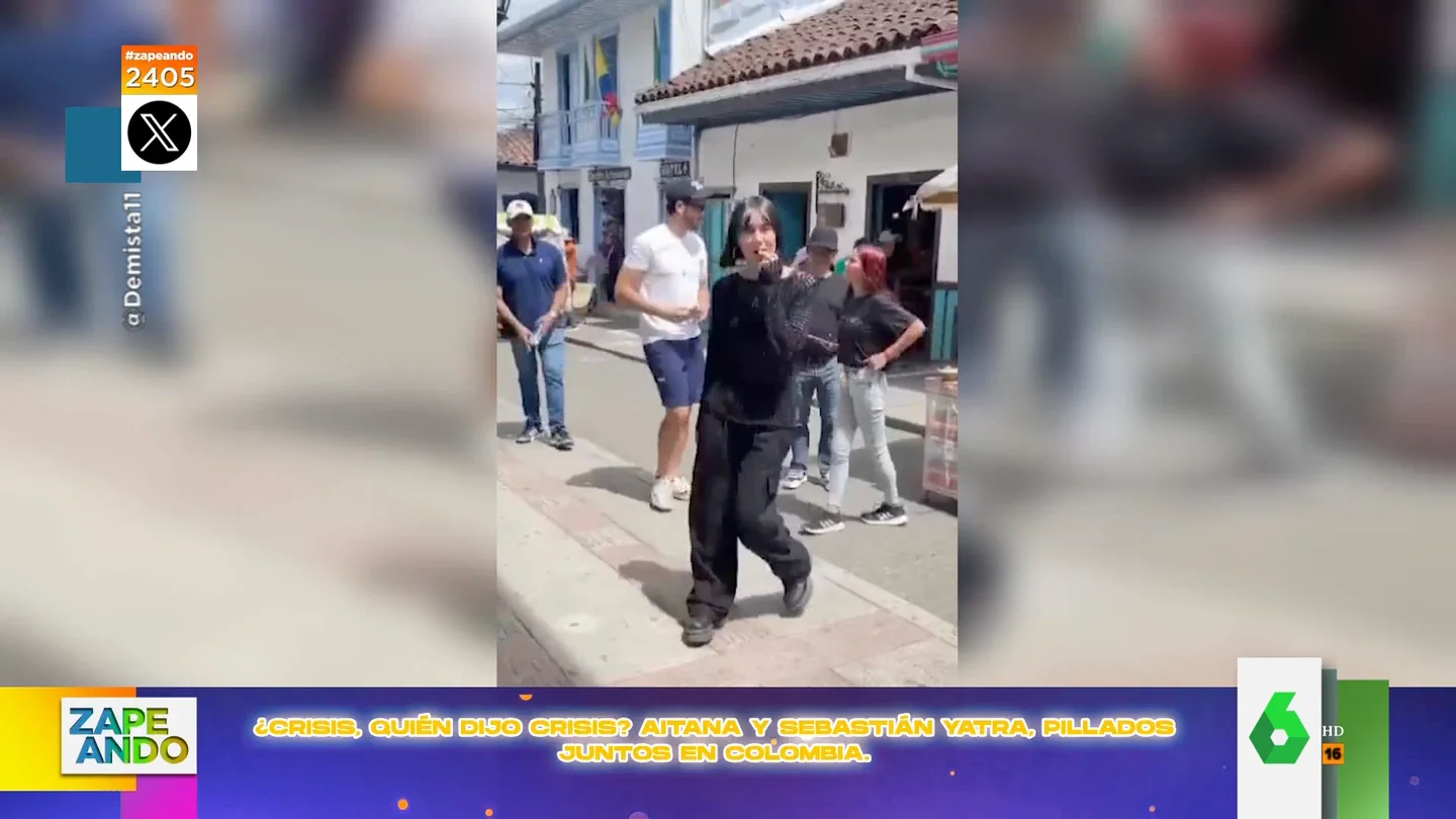 El vídeo de Aitana y Sebastián Yatra paseando por Colombia que desmiente los rumores de ruptura El vídeo de Aitana y Sebastián Yatra paseando por Colombia que desmiente los rumores de ruptura