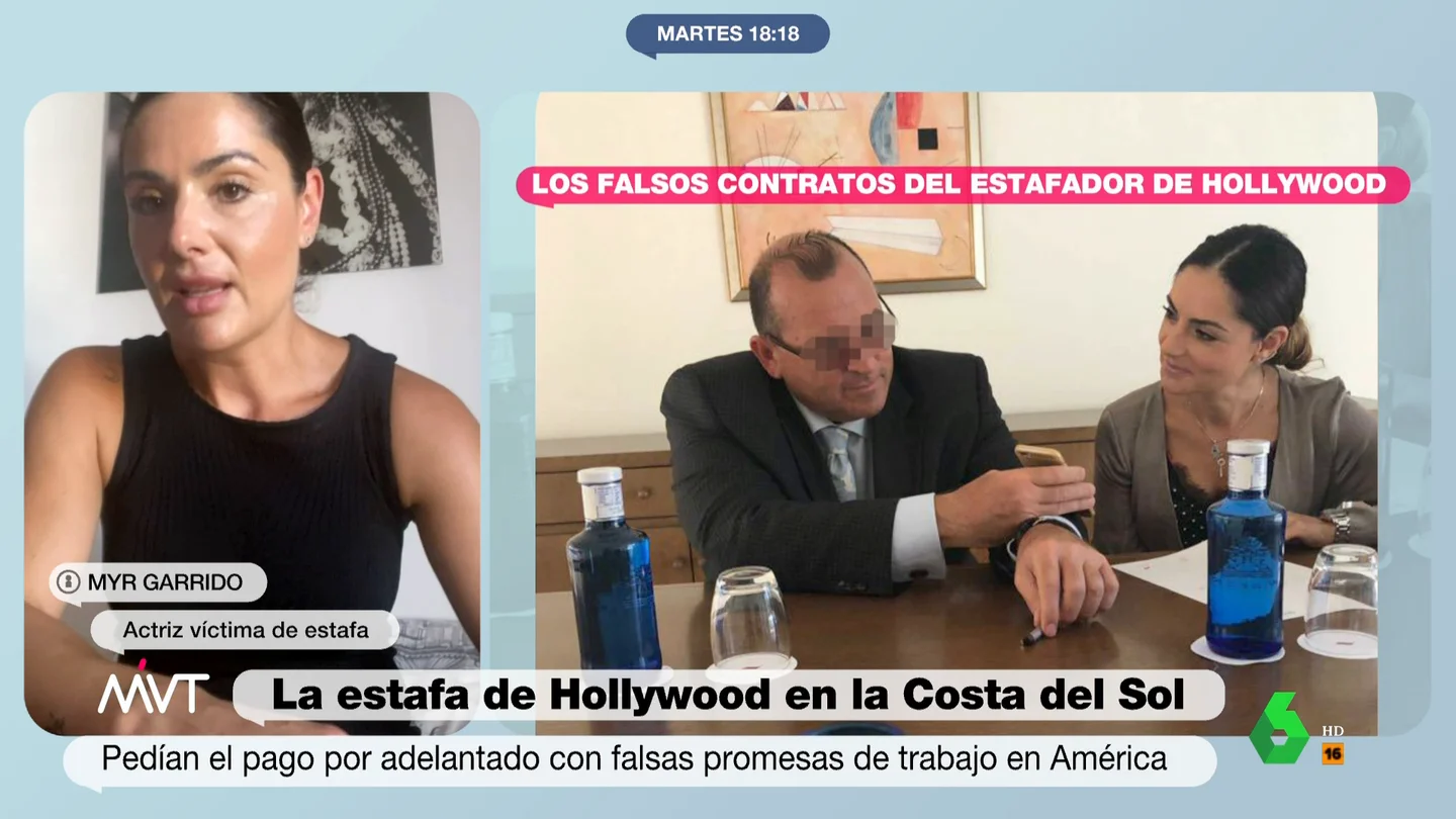 Myr Garrido, víctima de estafa Myr Garrido, víctima de estafa