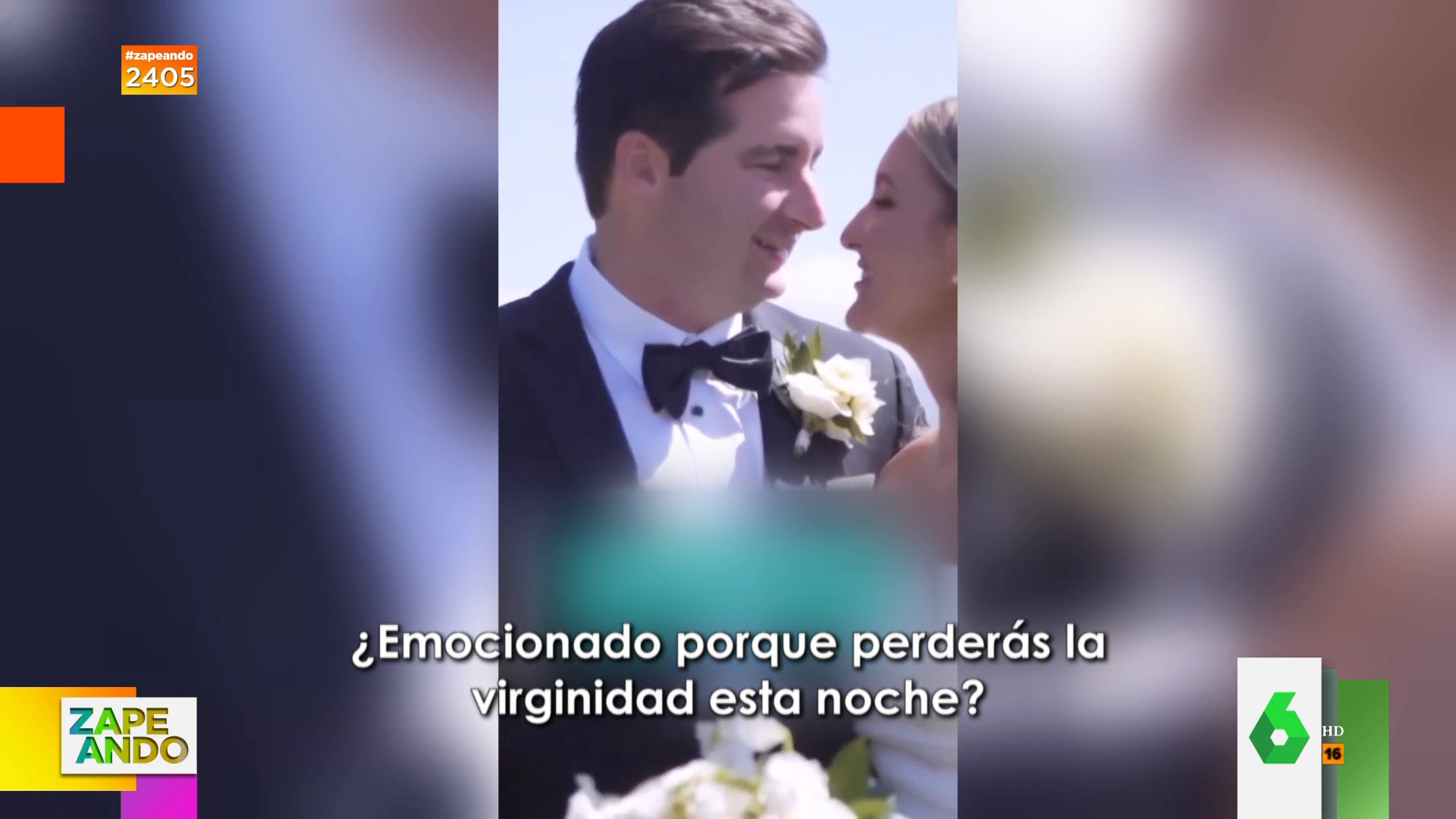 La pregunta de una novia a su futuro marido que se cuela por el micro:  