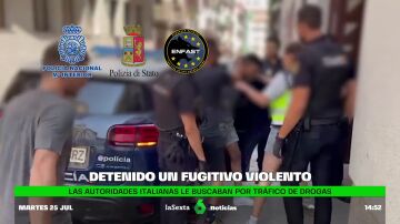 detenido fugitivo violento