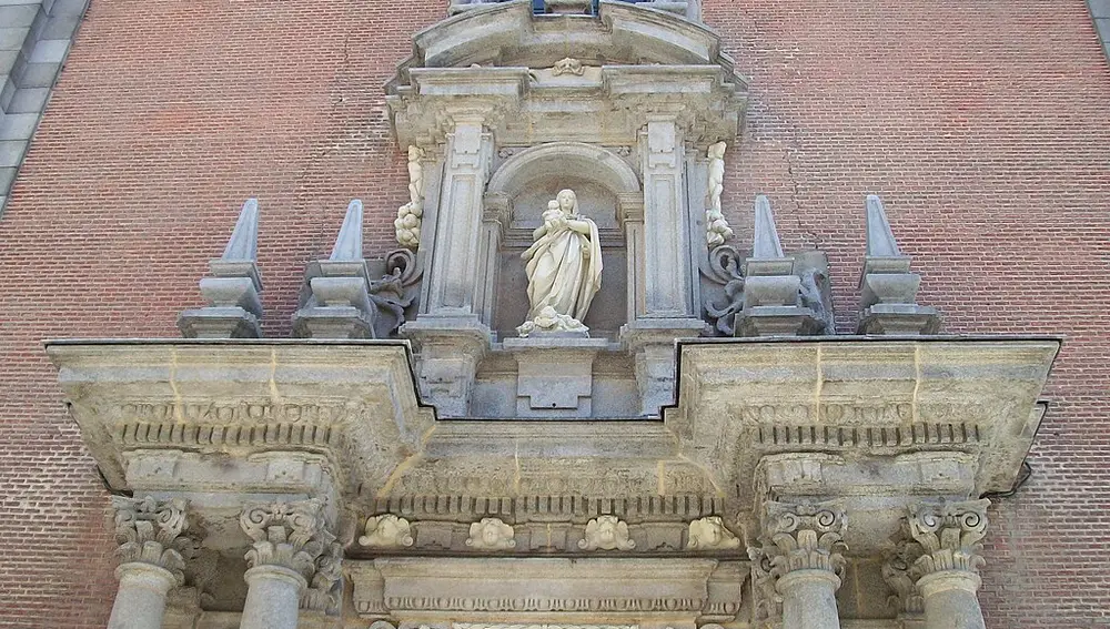 Detalle de la Iglesia de San Andrés de Madrid