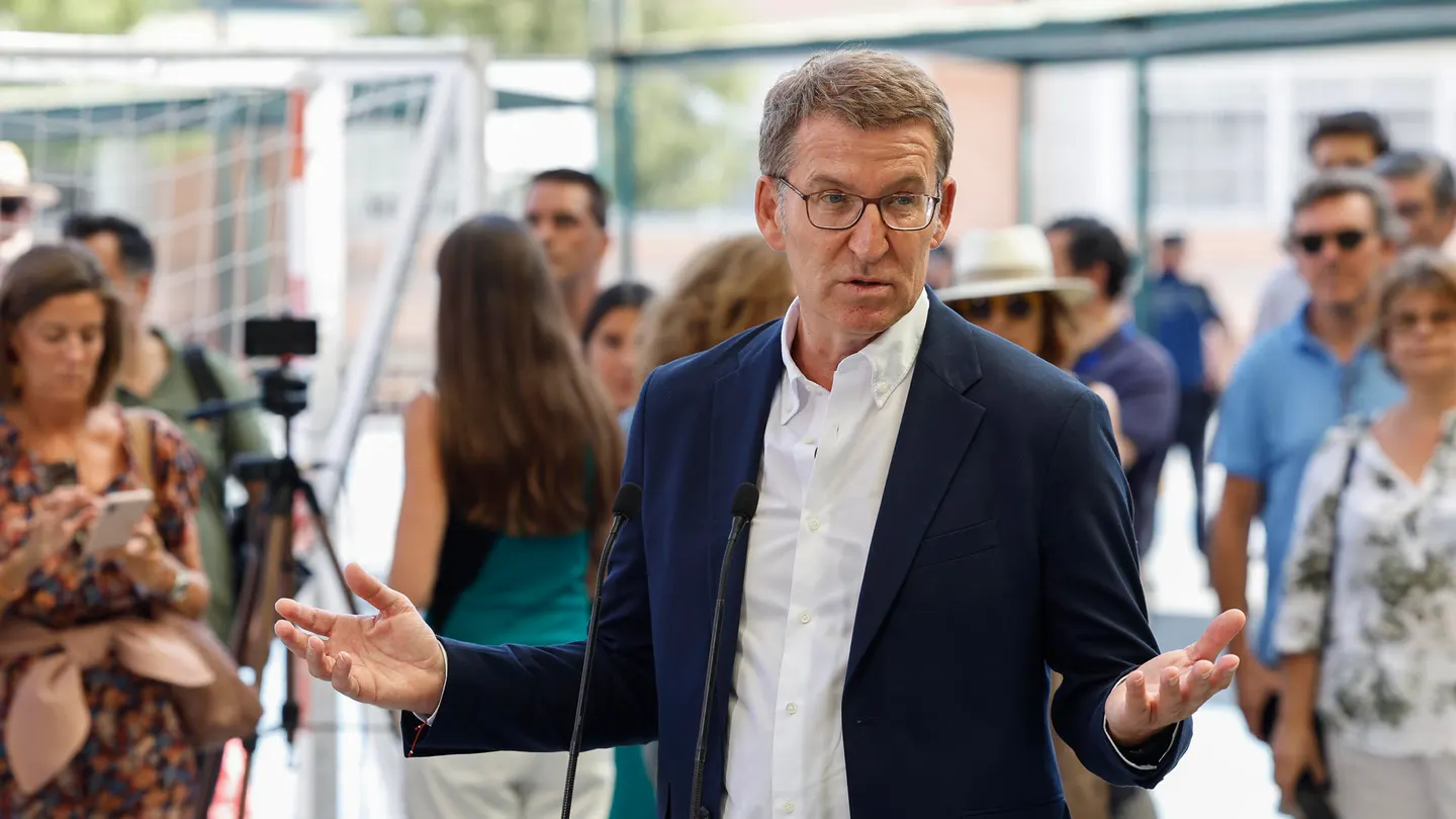 El líder del Partido Popular, Alberto Núnez Feijóo El líder del Partido Popular, Alberto Núnez Feijóo