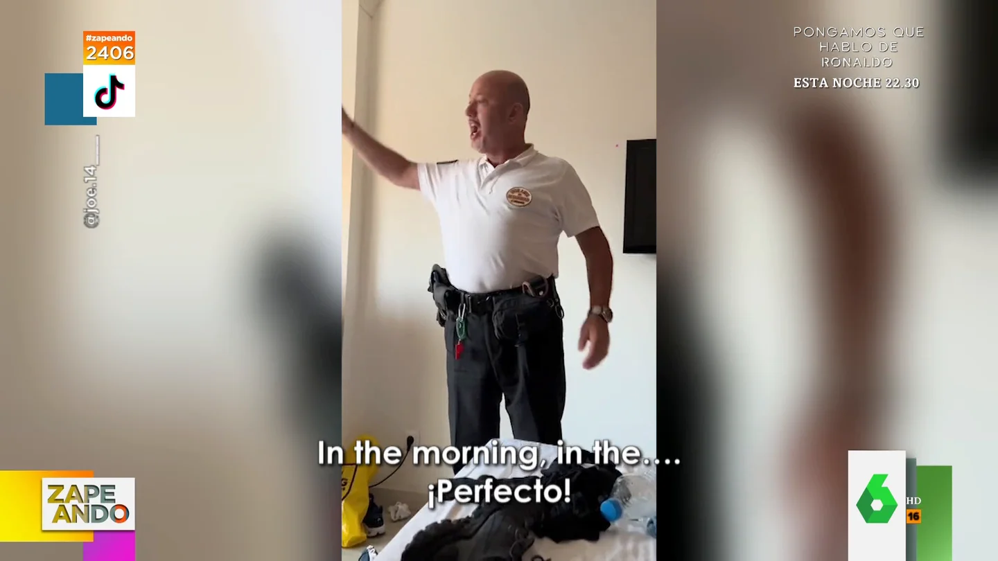 La bronca viral de un vigilante de seguridad a unos turistas de la que Dani Mateo espera una segunda temporada La bronca viral de un vigilante de seguridad a unos turistas de la que Dani Mateo espera una segunda temporada