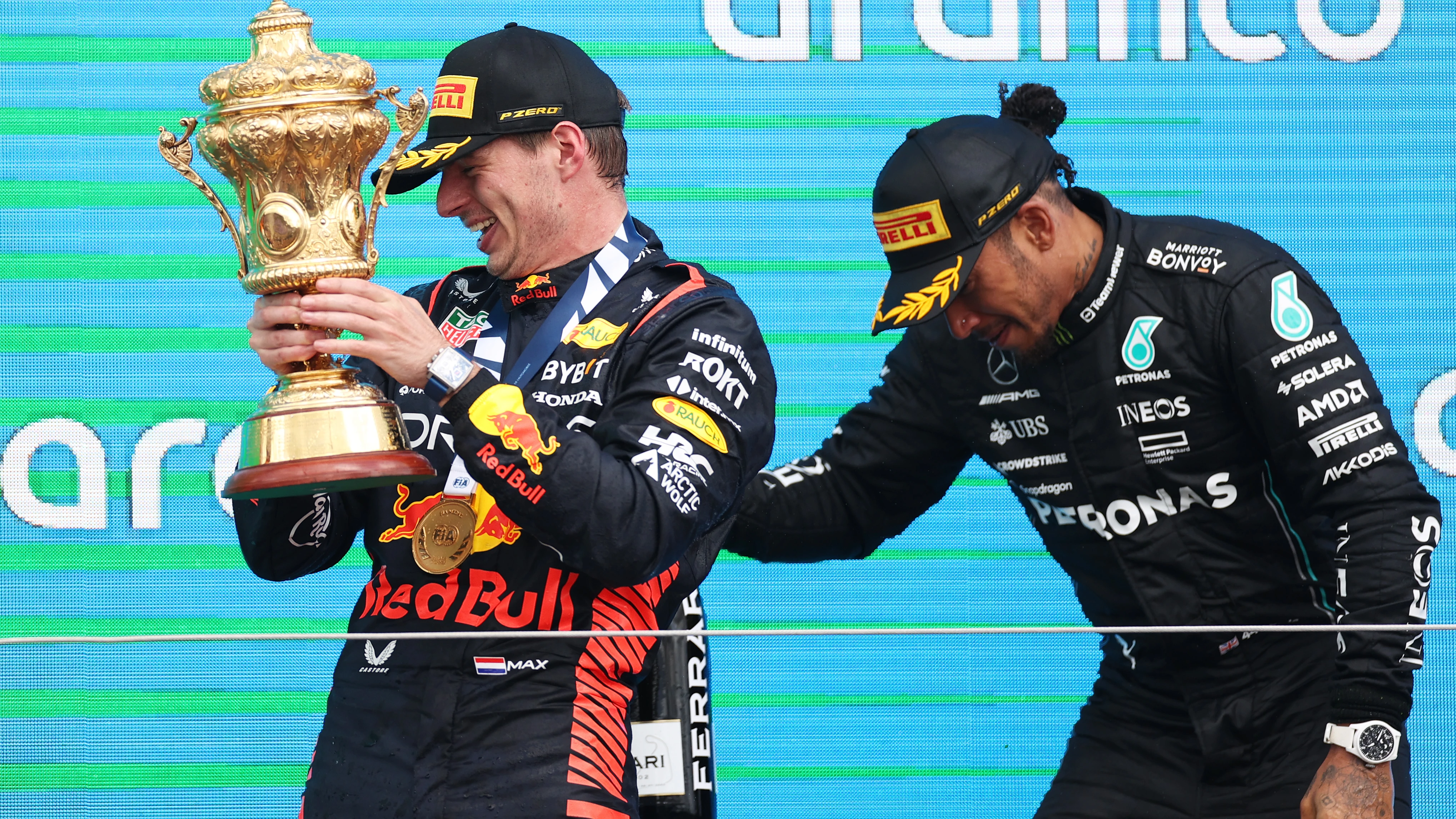 Verstappen y Hamilton