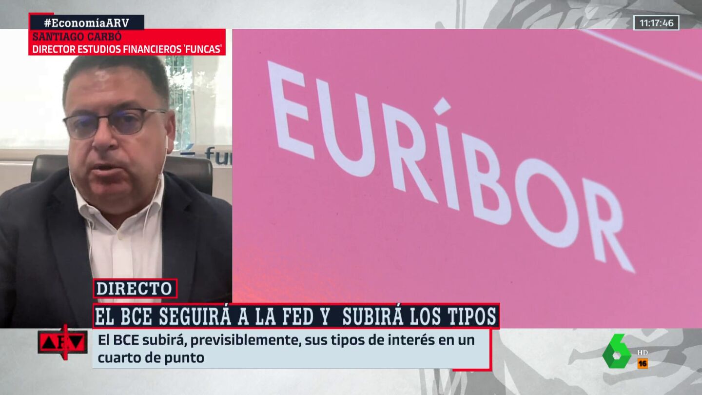 &iquest;Cu&aacute;nto puede subir el Euribor tras la subida de los tipos de inter&eacute;s? Santiago Carb&oacute; responde