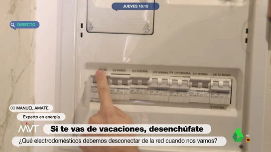 Qué desenchufar y qué no antes de irte de vacaciones: los consejos de un electricista para ahorrar este verano Qué desenchufar y qué no antes de irte de vacaciones: los consejos de un electricista para ahorrar este verano