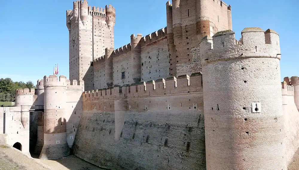 Detalle del Castillo de la Mota. Valladolid