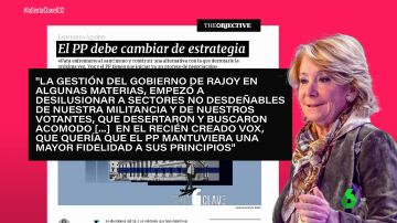 Esperanza Aguirre ataca de nuevo a Mariano Rajoy tras los resultados electorales del PP: le culpa de dividir a la derecha