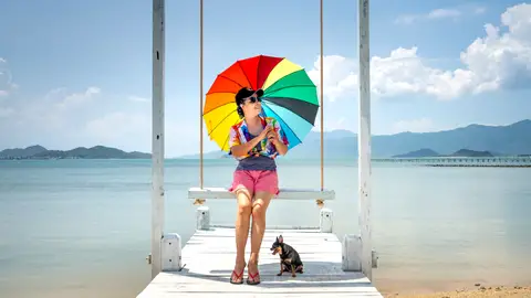 Persona con perro Persona con perro