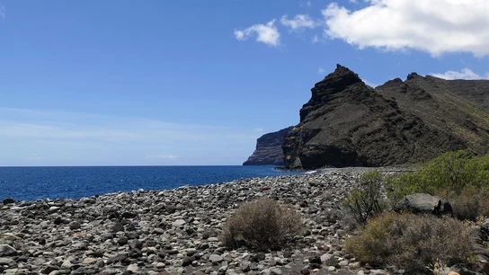 Imagen de archivo de una playa de La Gomera Imagen de archivo de una playa de La Gomera
