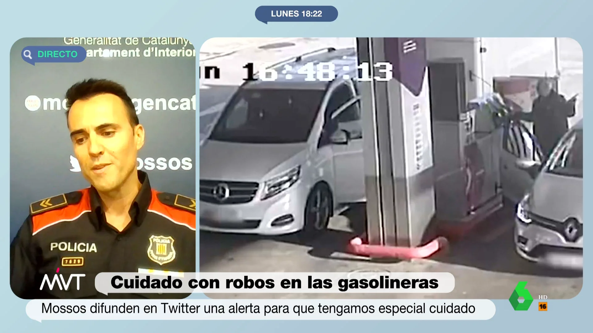 Consejos de los Mossos para evitar robos en gasolineras y áreas de servicio: "Tenemos que estar alerta"