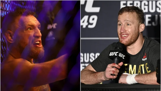 McGregor y Justin Gaethje McGregor y Justin Gaethje