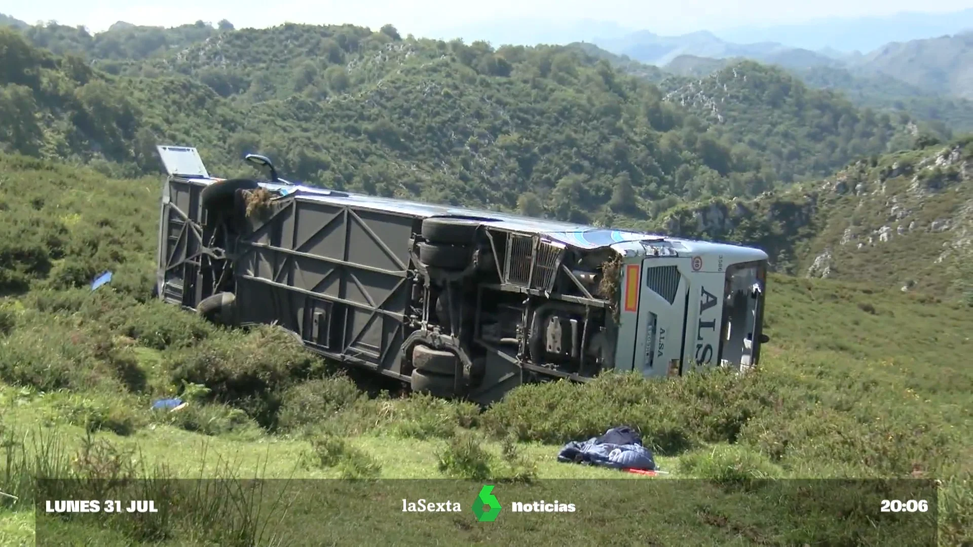 Autobús siniestrado