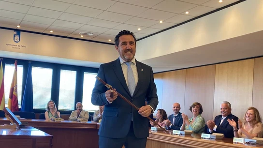 El alcalde de Calvià, Juan Antonio Amengual, en su investidura. El alcalde de Calvià, Juan Antonio Amengual, en su investidura.