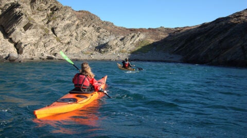 Kayak en Cap de Creus