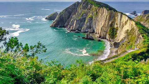 Playa del Silencio, en Asturias Playa del Silencio, en Asturias