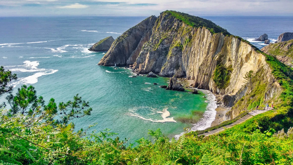 Playa del Silencio, en Asturias