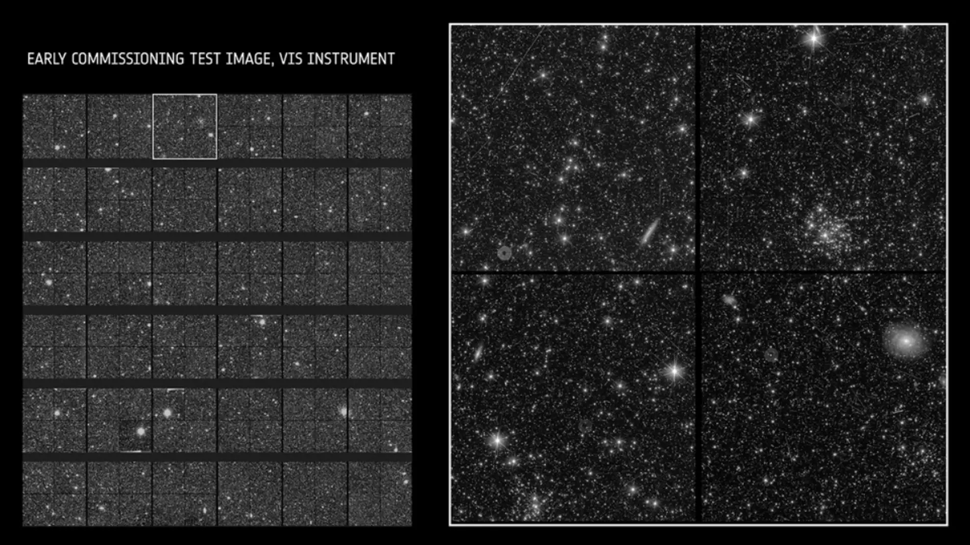 Imagen tomada por el telescopio euclid Imagen tomada por el telescopio euclid