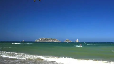 Kitesurf en las islas Medes Kitesurf en las islas Medes
