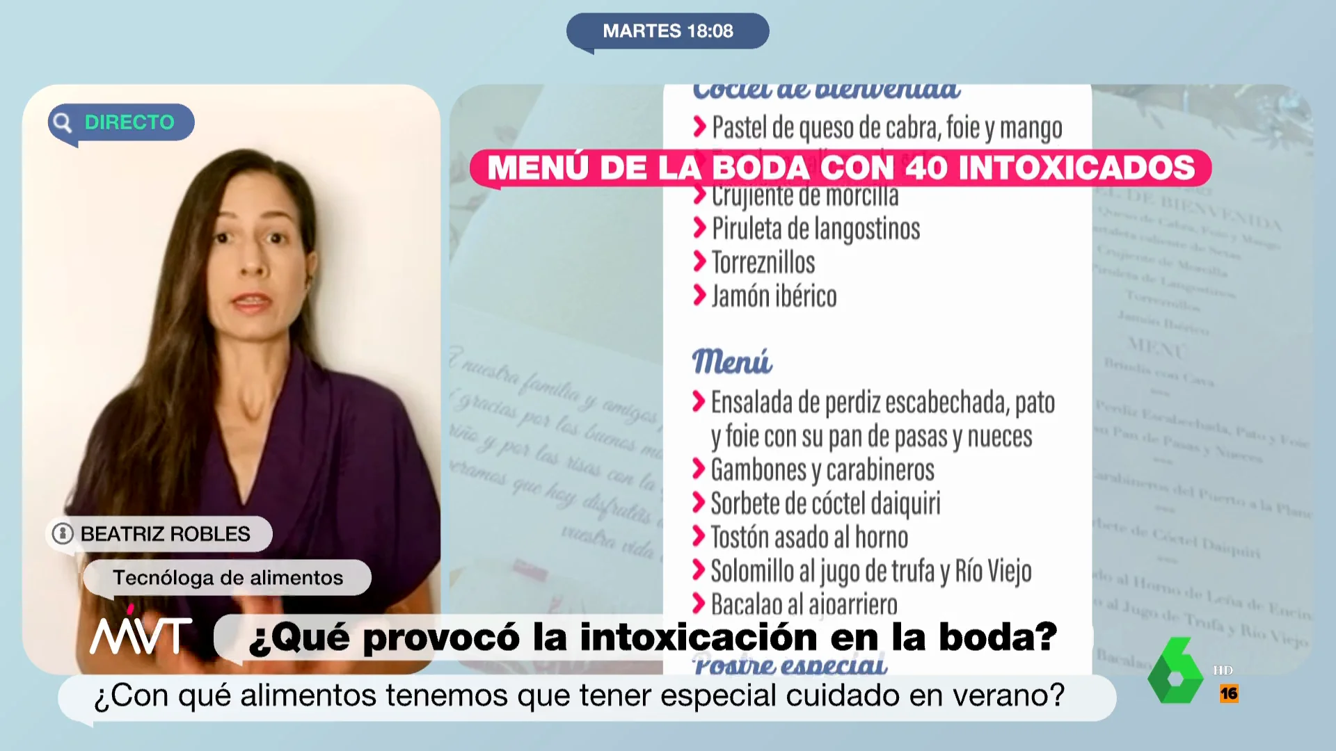 MVT - BEATRIZ ROBLES INTOXICACIÓN ALIMENTARIA POR QUÉ UNOS SÍ Y OTROS NO