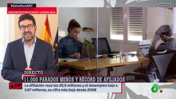 Joaquín Pérez Rey pone en valor los datos del paro: "Nuestro país se está desestacionalizando"