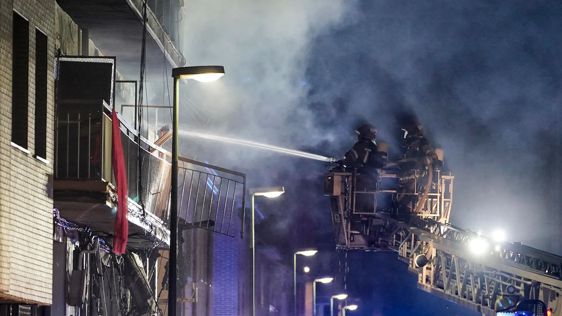 Una fuerte explosión de gas se ha producido en la noche de este martes en la calle Goya de Valladolid.