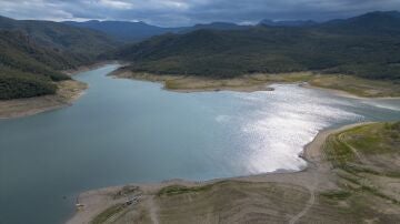 Pantano Darnius-Boadella, a 30 de julio de 2023, en Darnius, Alt-Empordá, Girona