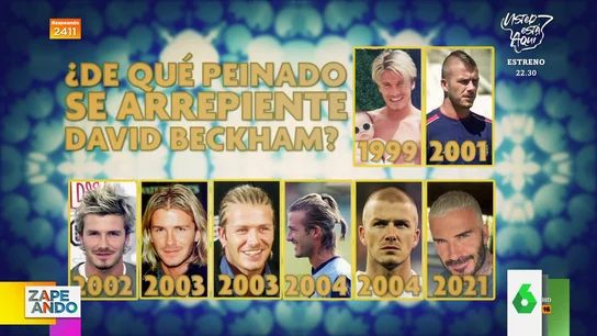 De las mechas a la cresta: David Beckham confiesa cuál es el único de sus peinados del que se arrepiente De las mechas a la cresta: David Beckham confiesa cuál es el único de sus peinados del que se arrepiente
