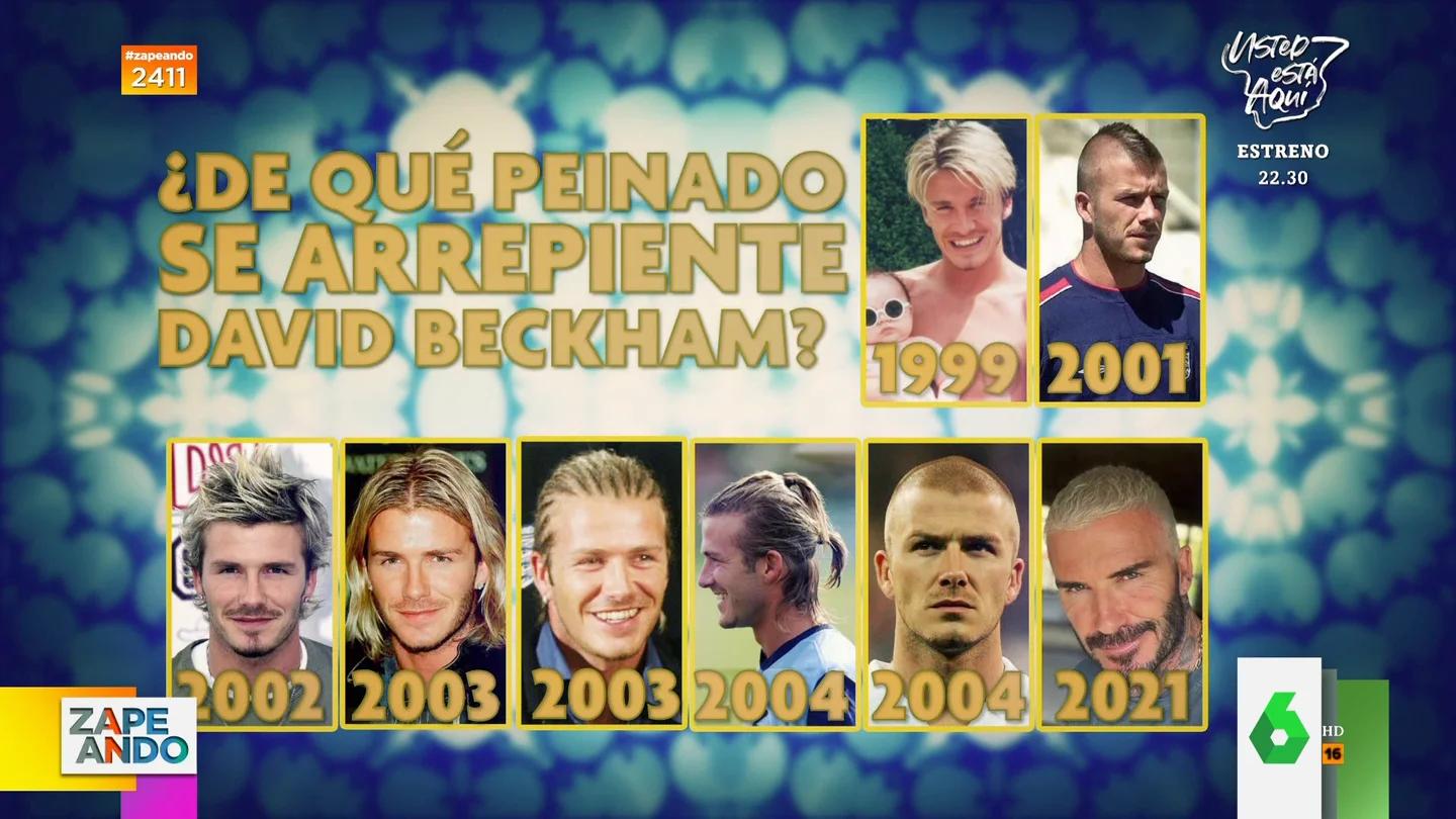 De las mechas a la cresta: David Beckham confiesa cuál es el único de sus peinados del que se arrepiente De las mechas a la cresta: David Beckham confiesa cuál es el único de sus peinados del que se arrepiente