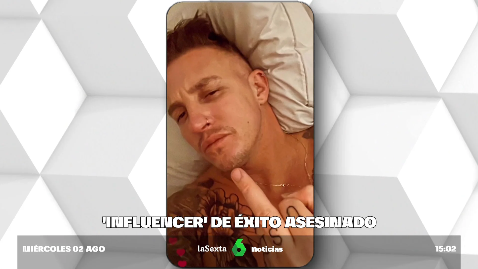 influencer asesinado