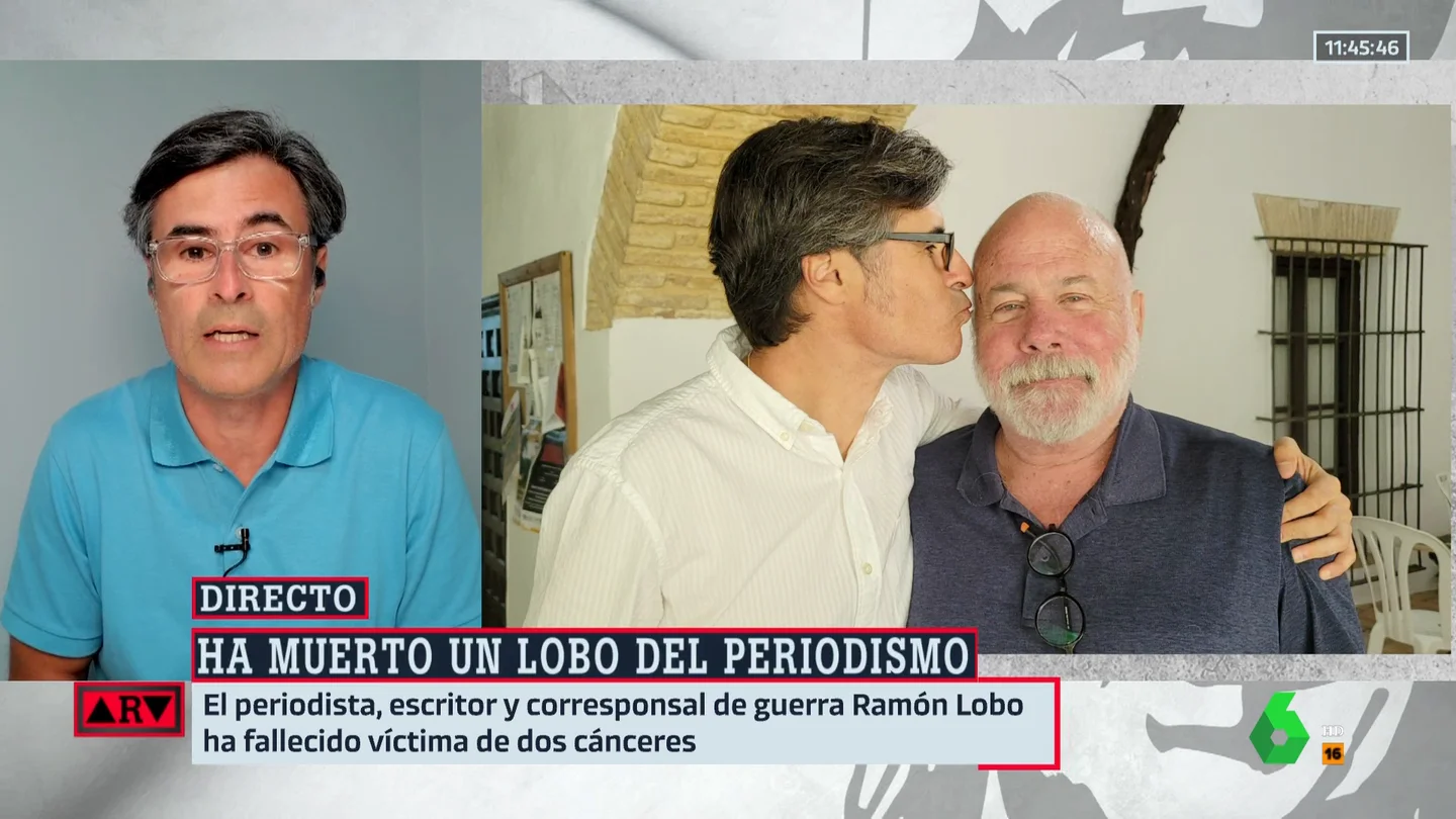 Sandro Pozzi se emociona al recordar al periodista Ramón Lobo: "Deja un hueco muy grande" Sandro Pozzi se emociona al recordar al periodista Ramón Lobo: "Deja un hueco muy grande"