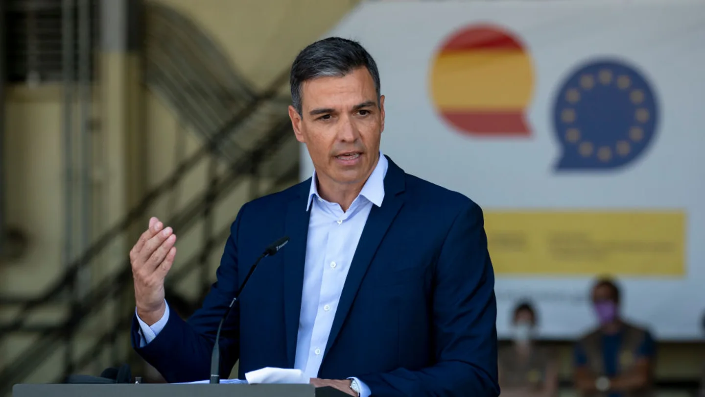 Imagen del presidente del Gobierno en funciones, Pedro Sánchez, en una imagen de archivo El Polisario dice que el viaje de Sánchez a Marruecos demuestra el apoyo a un "régimen" que vulnera los derechos humanos