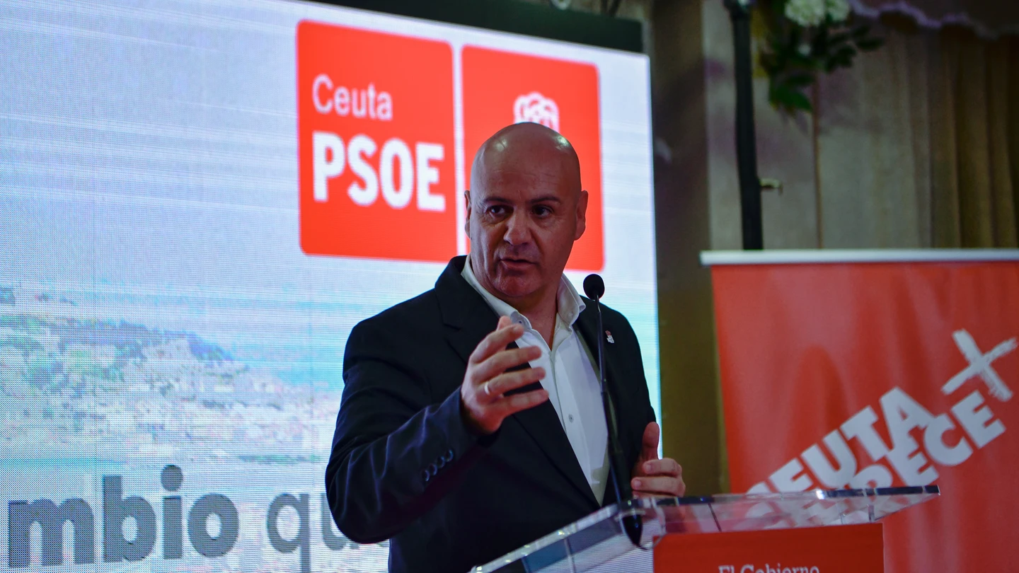El líder del PSOE de Ceuta, Juan Gutiérrez, en una imagen de archivo El líder del PSOE de Ceuta, Juan Gutiérrez, en una imagen de archivo