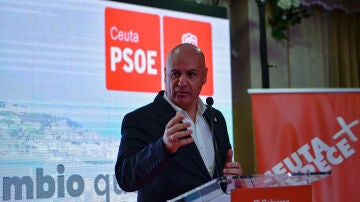 El líder del PSOE de Ceuta, Juan Gutiérrez, en una imagen de archivo